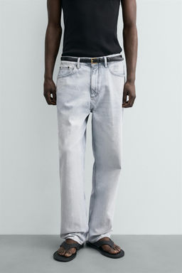 JEANS STRAIGHT ANKLE FIT / Azul cielo - Zara фото 2