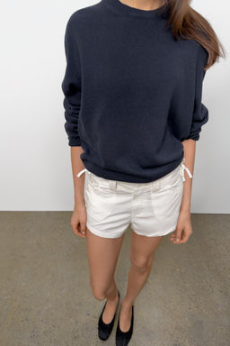 SHORTS BOLSILLOS CORDONES / Blanco - Zara фото 4