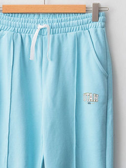 Beli Lastikli Bask?l? K?z ?ocuk Jogger E?ofman Alt? - Waikiki фото 3