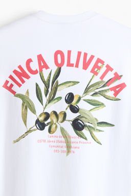 Camiseta con motivo estampado Loose Fit - H&m фото 13