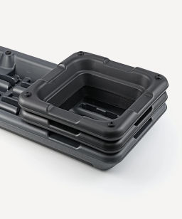 Степ-платформа быстросборная STARFIT SP-205 108х41,5х20 см, обрезиненная, 3-х уровневая  фото 3