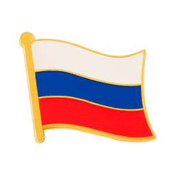 Металлический значок Флаг России