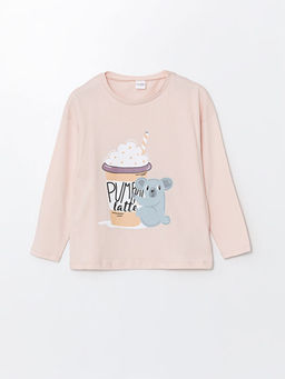 Bisiklet Yaka K?z ?ocuk Pijama Tak?m?