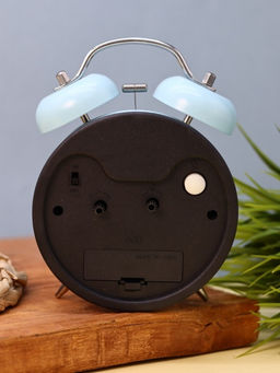 Часы-будильник "Numeral white", blue (16,7х12,5 см)