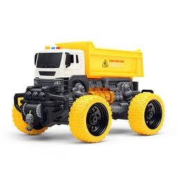 Машина "Мега самосвал" 1:16 (свет, звук) в коробке (цвет желтый)