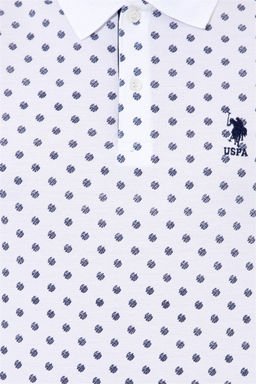 U. S. Polo Assn Мужская белая футболка с воротником-поло - U.s. polo assn фото 12