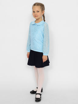 CRB wear/CWJG 63599-43 Джемпер для девочки,голубой/Ex.Cherubino  фото 3