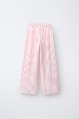 PANTAL?N WIDE LEG PLISADO / Rosa - Zara фото 2