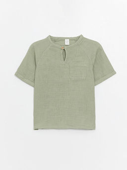 Bisiklet Yaka K?sa Kollu Erkek Bebek Ti??rt