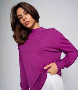 Водолазка #ОКТ07, сливовый