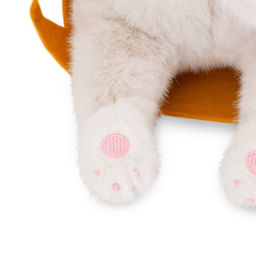 Мягкая игрушка «Кот Барсик» в сумке, белый, 35 см