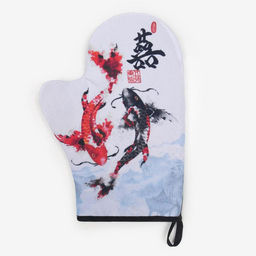 Варежка-прихватка Доляна Восток 24х32 см, 35% хл, 65% пэ, ватин 250 г/м2  фото 2