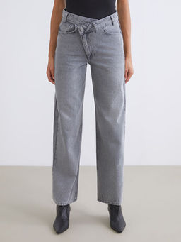 Wideleg Kad?n Jean Pantolon