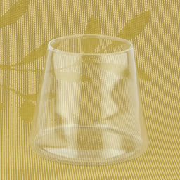 Стакан стеклянный "Пирамида" 400мл, д9,8см, h8,6см, горло д6,5см, в коробке (Китай)