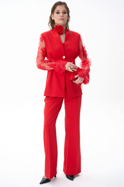 Пиджак Хейзел (красный) - Эльза фото 10