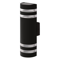UUL-S16A 2x60W/E27 IP65 BLACK Светильник уличный, под две лампы Е27. Архитектурный накладной. Корпус черный. TM Uniel