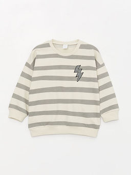 Bisiklet Yaka Erkek Bebek Sweatshirt - Waikiki фото 3