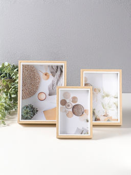 Набор фоторамок 3 шт 10х15, 13х18, 15х20 см "Бук" 2,5х11,5х16,5 2,5х14х19 2,5х16,5х21,5 см   1095517