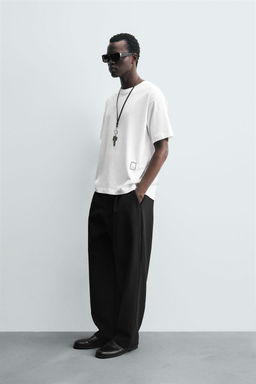 CONTRAST PATCH T-SHIRT - Zara фото 4
