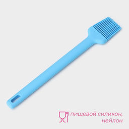 Кисть Доляна Люкс, силикон, 27?4.6?1 см, голубая  фото 2