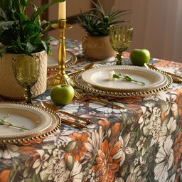 Скатерть Этель Meadow flower 145х220 см, 100% хлопок, саржа 190 г/м2  фото 3