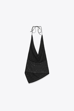 STRASS TULLE TOP - Zara фото 8