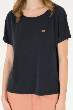 U. S. Polo Assn Женская черная футболка с круглым вырезом - U.s. polo assn фото 6