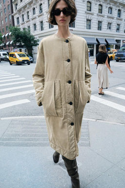 ZW COLLECTION FADED COTTON BLEND JACKET