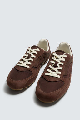 ZAPATILLA ESTILO RETRO / Marr?n - Zara фото 5