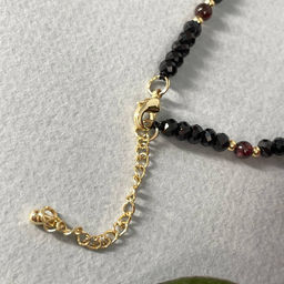 Браслет из Шпинели и Граната 17,5 см +