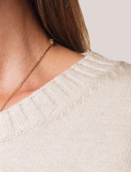 D39.353 Джемпер женский овсяный меланж