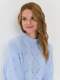 Джемпер женский 9242-94067. 3200331 холодный голубой