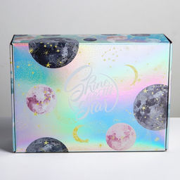 Складная коробка Shine, 30,5 22 9,5 см - Дарите счастье фото 4