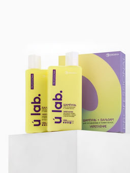 Подарочный набор «Укрепление»: шампунь 250 мл, бальзам 250 мл, URAL LAB