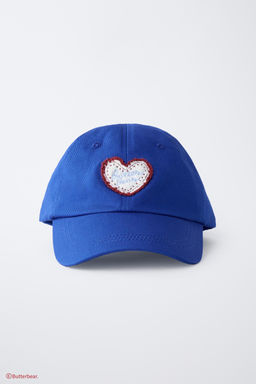 6-14 YEARS/ BUTTER BEAR  PATCH CAP