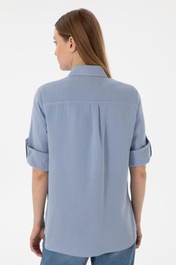 Kad_n Mavi Uzun Kollu G_mlek Sepette S_rpriz _ndirim - U.s. polo assn фото 5