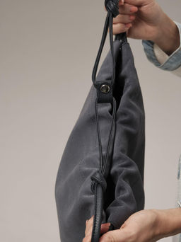 Замшевая сумка Margo DBR 31201 голубая пыль фото 10