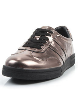 03-B6C-7MS BROWN/BRONZE Кеды женские (натуральная кожа) - Фабричный китай фото 7