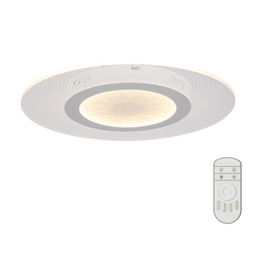 DLC-N502 34W ACRYL/CLEAR Светильник светодиодный потолочный ТМ "Fametto", серия "Nimfea". 34 Вт. Диммируемый. Пульт ДУ(в/к). 3000К/4000К/6500К. Материал пластик; цвет прозрачный. d-500мм.