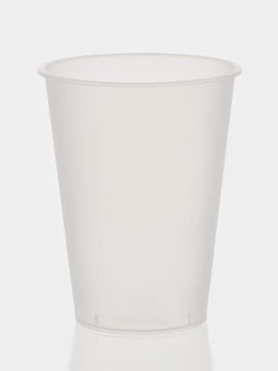 Стаканы одноразовые Bubble cup, набор 25 шт., 375 мл, d=9 см, h=10.4 см, пластик, матовые, прозрачные