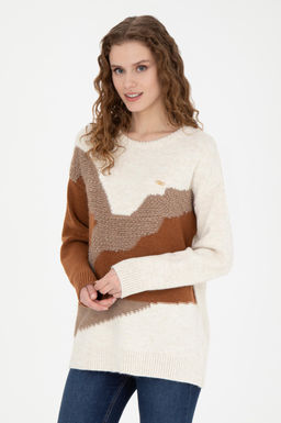 Женский кремовый свитер - U.s. polo assn фото 10
