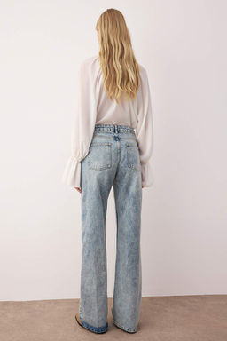 Mavi Yuksek Bel Bel Wide Leg Jeans TWOAW26JE00079 - Trendyolmilla фото 4