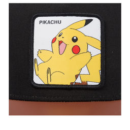 Бейсболка CAPSLAB арт. CL/PKM6/1/CT/PIK Pokemon Pikachu (черный / светло-коричневый) фото 3
