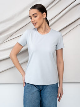 Футболка женская Grande, цв. Серый - светлый