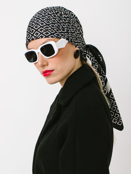 Большой мягкий очень нежный двусторонний платок - Tantino фото 8