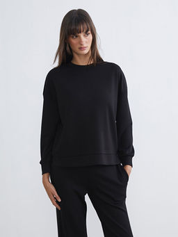 Soft Touch Oversize Kad?n Sweatshirt