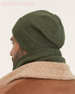 LL 131 PE 131 Комплект мужской флис (шапка+снуд) (57-59)