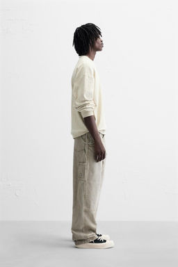 FADED CARPENTER POCKET TROUSERS - Zara фото 13