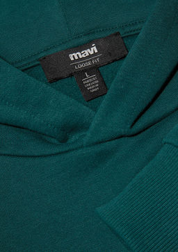 Y?lbas? Kopek Bask?l? Yesil Sweatshirt - Mavi фото 6
