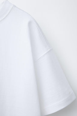 PLAIN MEDIUM WEIGHT T-SHIRT - Zara фото 4